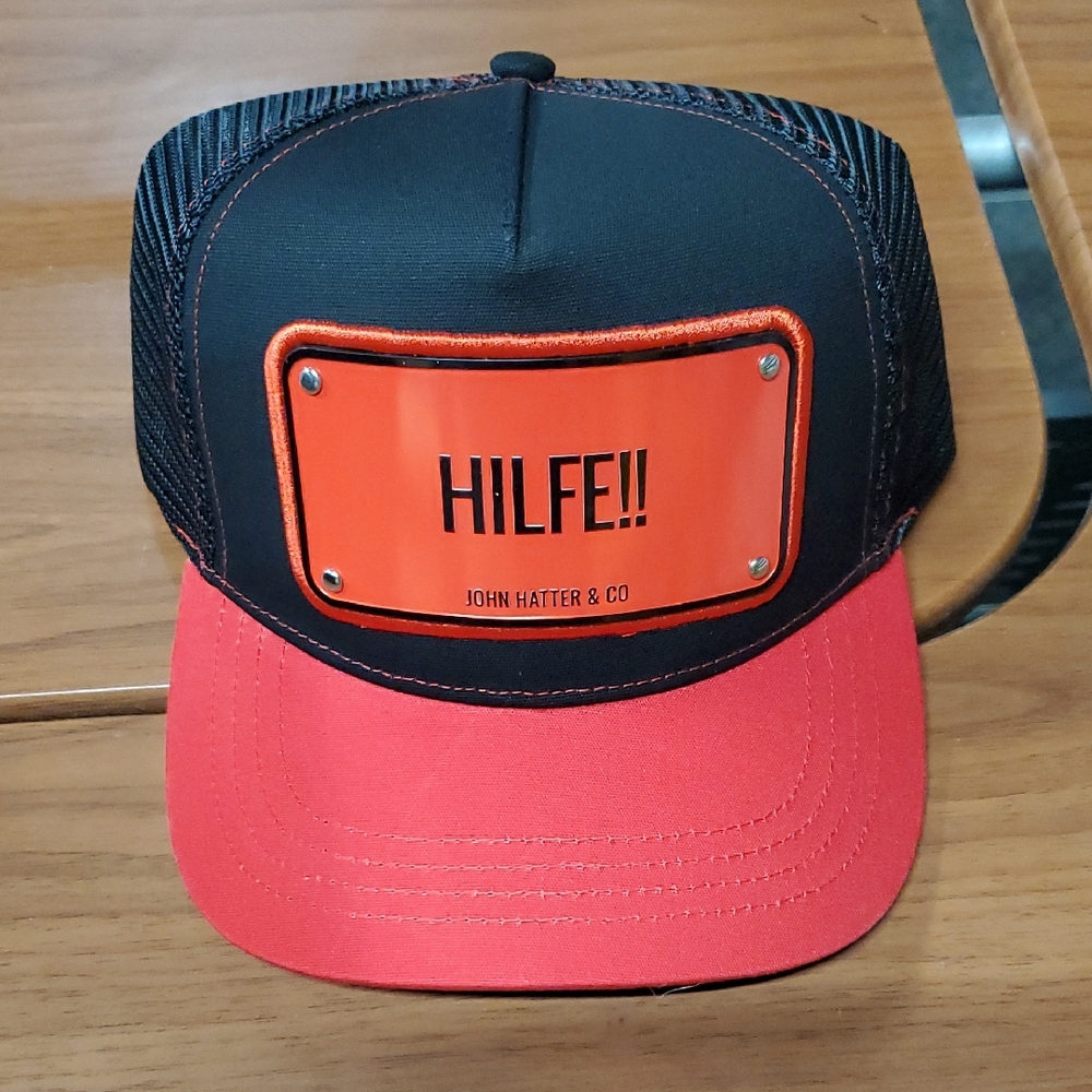Black and Red Trucker Hat